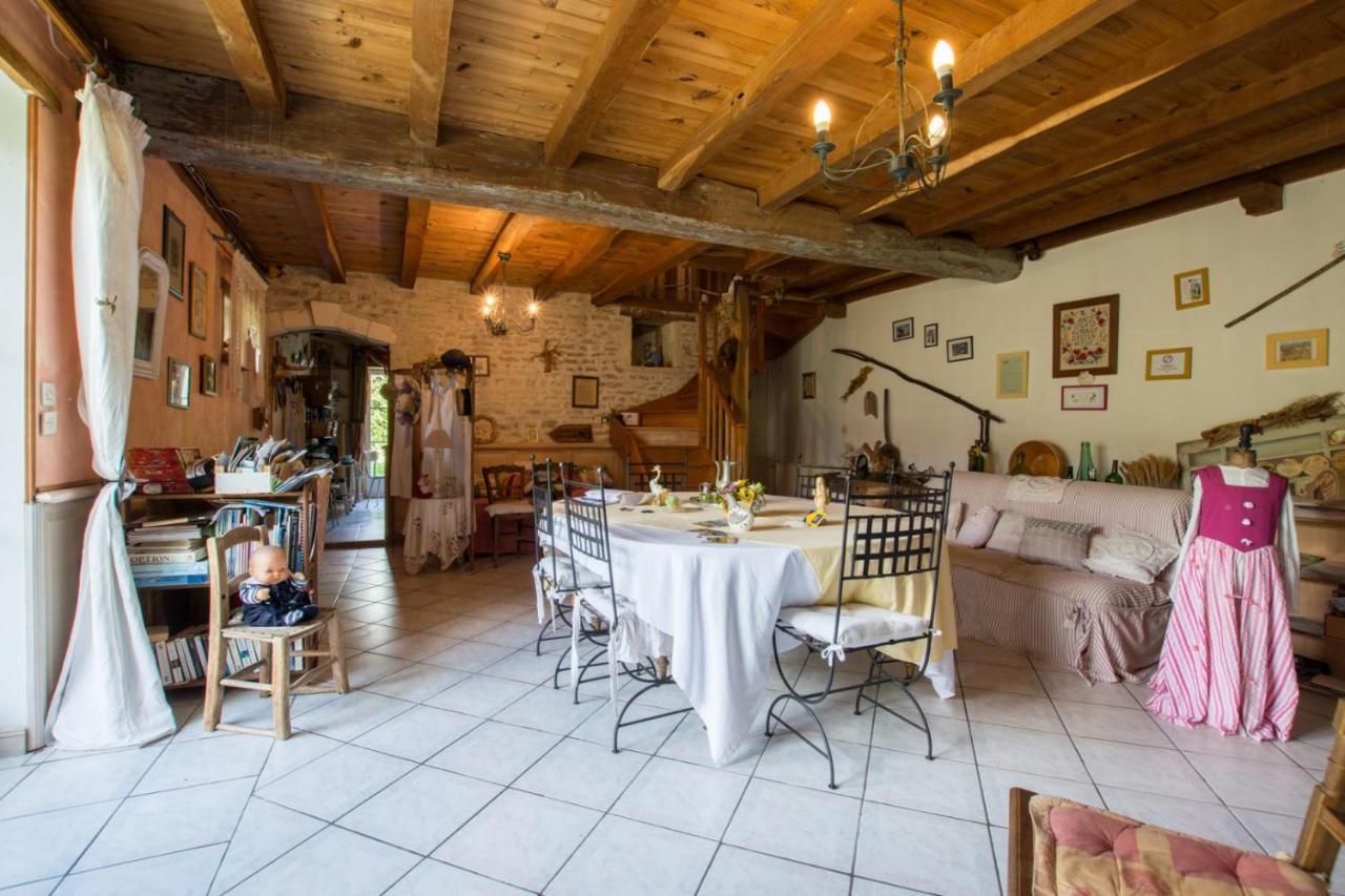 A L'Antan - La Ferme D'Octave Bed & Breakfast Saint-Hilaire-de-Villefranche Luaran gambar
